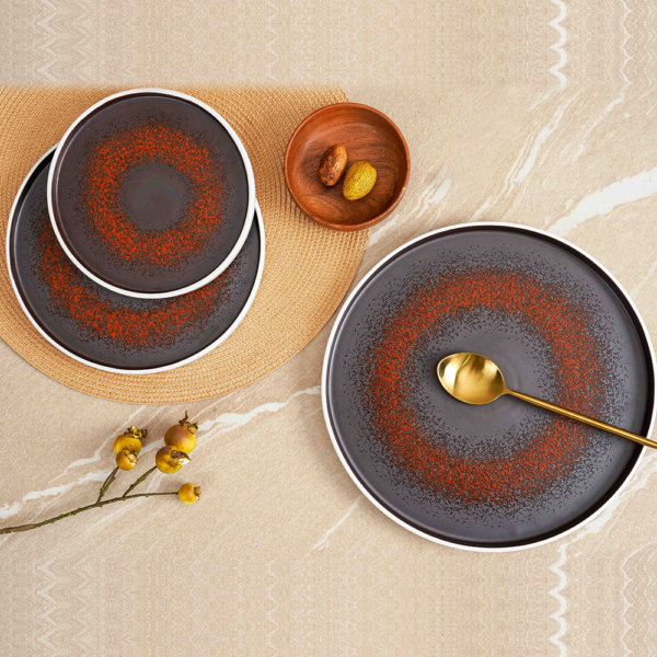 Rim Dinner Plate - Full, Half, Quarter