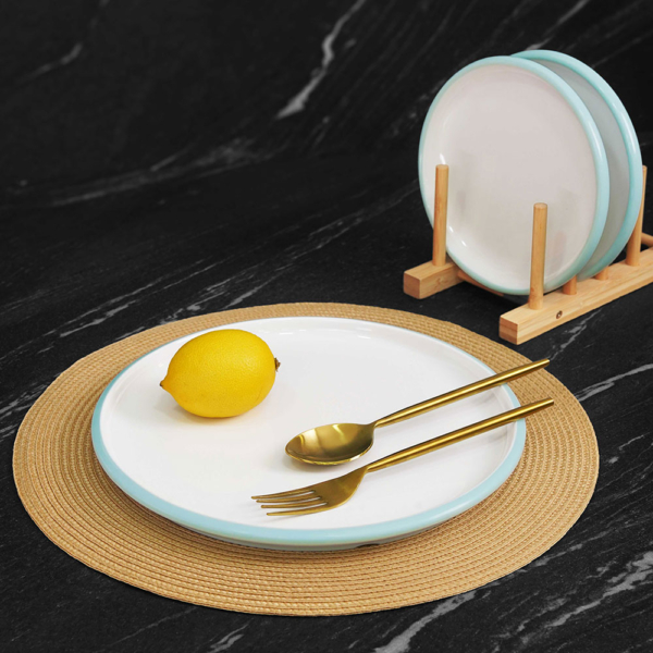 Round Rim Dinner Plate